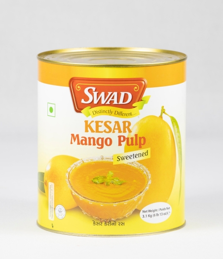 kesar mango tin can